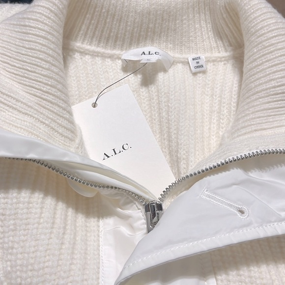 A.L.C Griffen Half-Zip Sweater $495 Size M - Picture 9 of 11